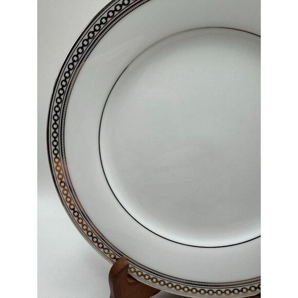 Noritake Legacy Splendor Luncheon Salad Plate 8" 21 cm Platinum Band Porcelain - Picture 2 of 6